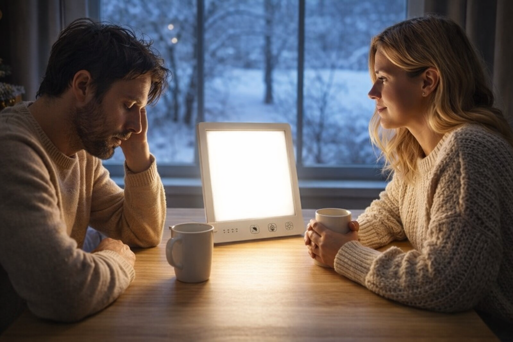 Lampe de luminothérapie 10 000 lux – Énergie & équilibre hivernal