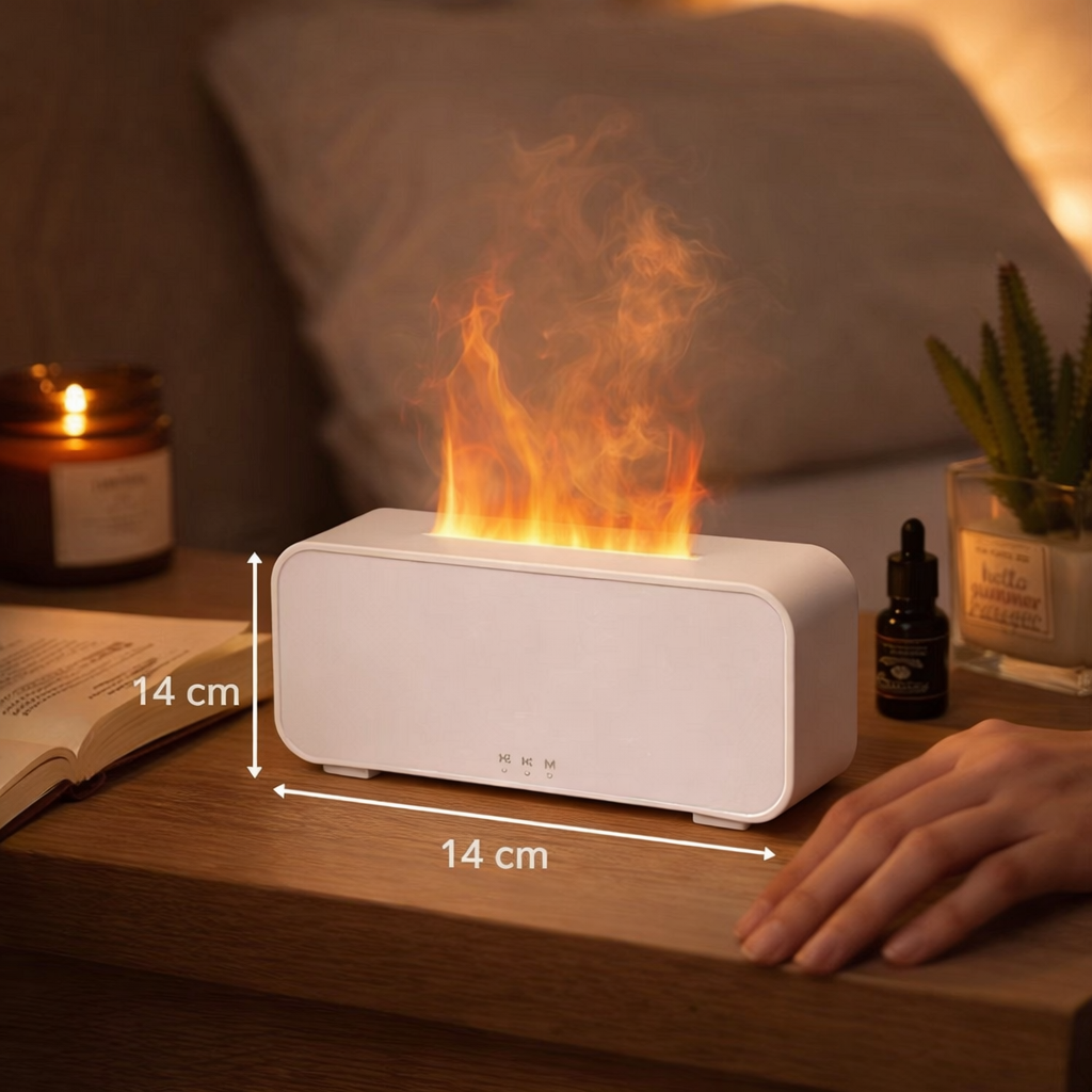 Diffuseur d’arômes effet flamme