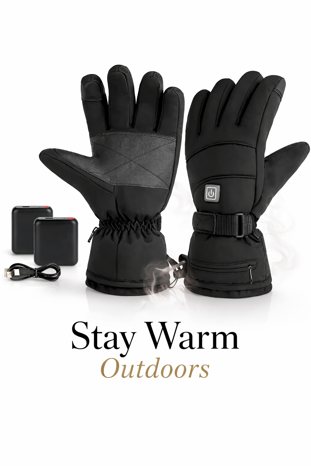 Gants Chauffants Électriques Rechargeables – Édition Hiver Premium