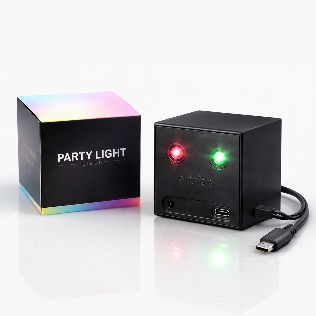 Projecteur disco LED rechargeable – Lumière festive réactive à la musique