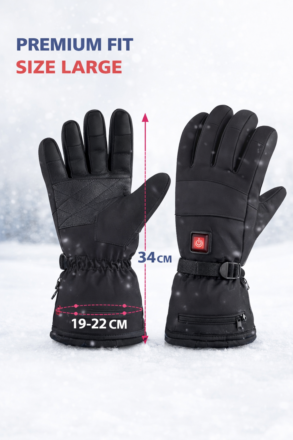 Gants Chauffants Électriques Rechargeables – Édition Hiver Premium