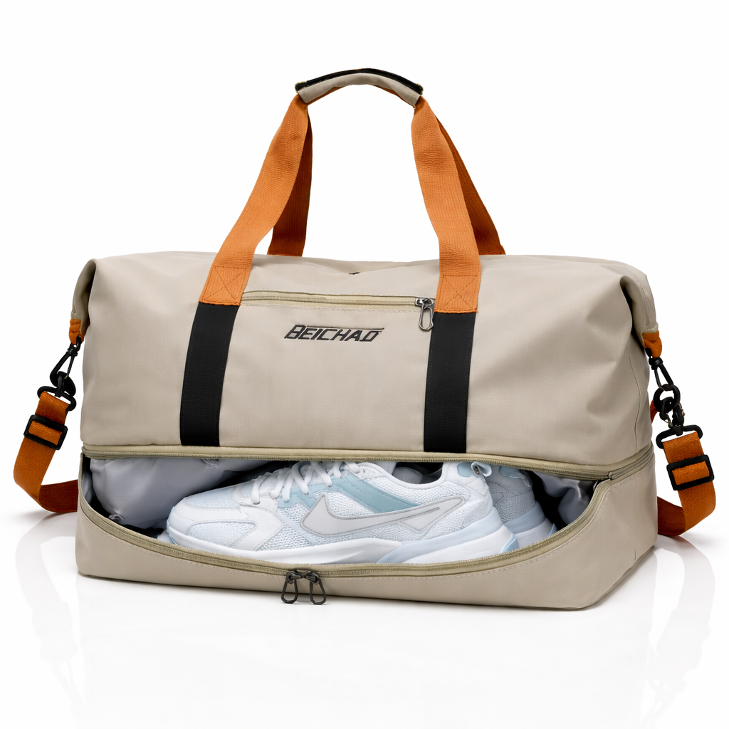 Premium Weekender Gym Bag — Élégance Fonctionnelle pour Voyages & Entraînements