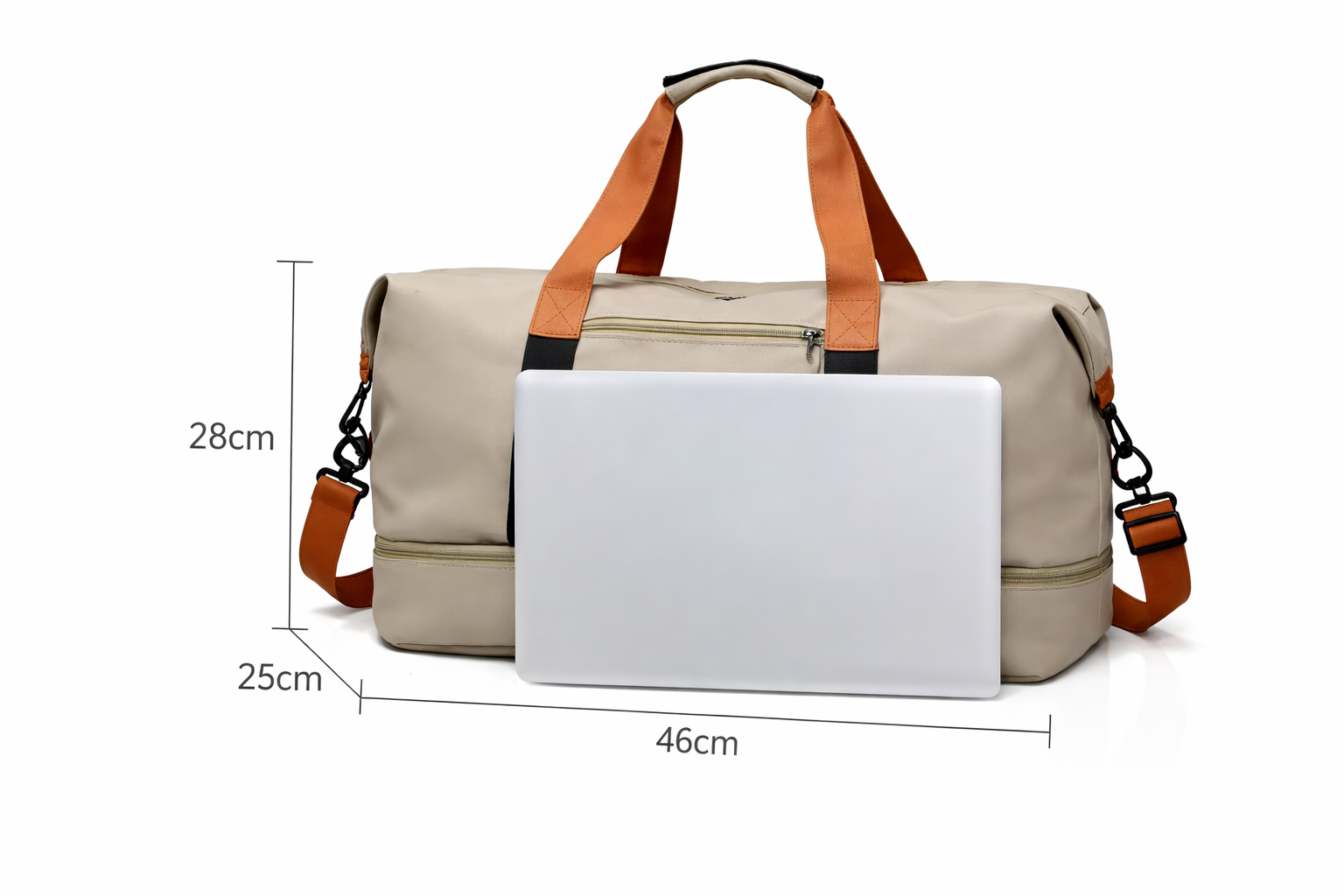 Premium Weekender Gym Bag — Élégance Fonctionnelle pour Voyages & Entraînements