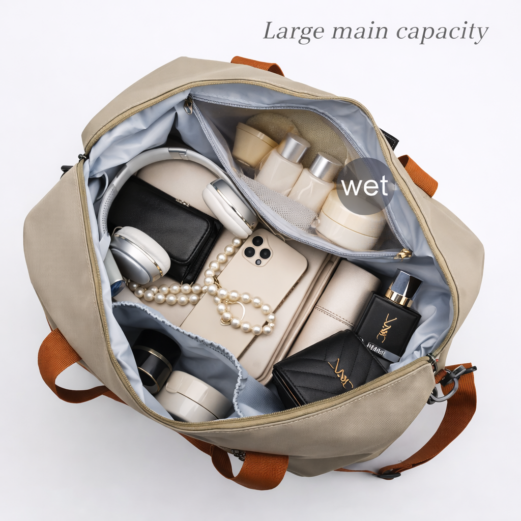 Premium Weekender Gym Bag — Élégance Fonctionnelle pour Voyages & Entraînements