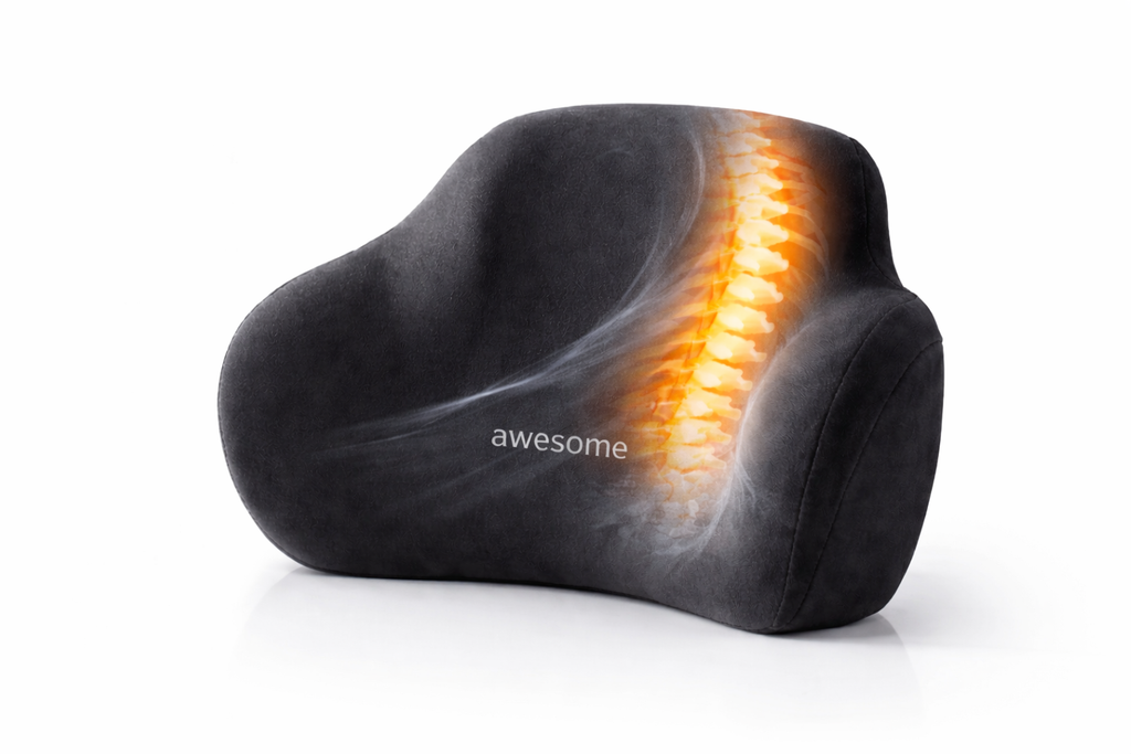 Coussin Lombaire Ergonomique Mousse Mémoire